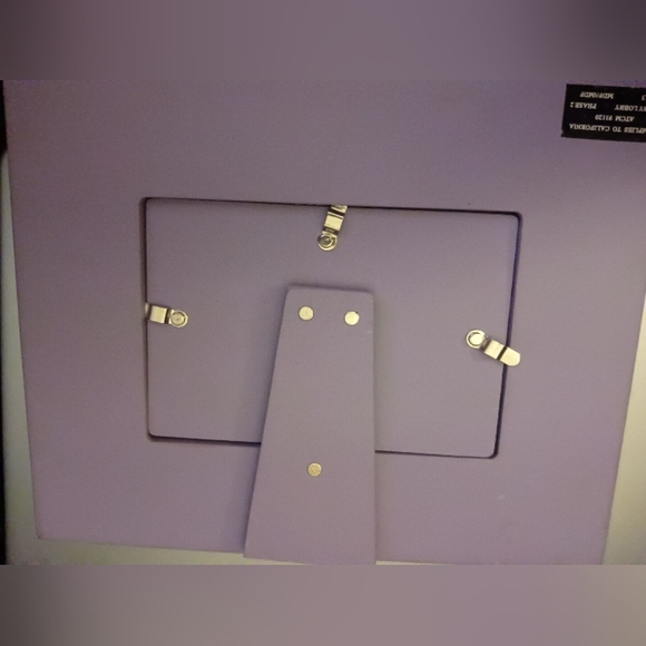 Purple tiger stripe wood picture frame - Picture 4 of 4